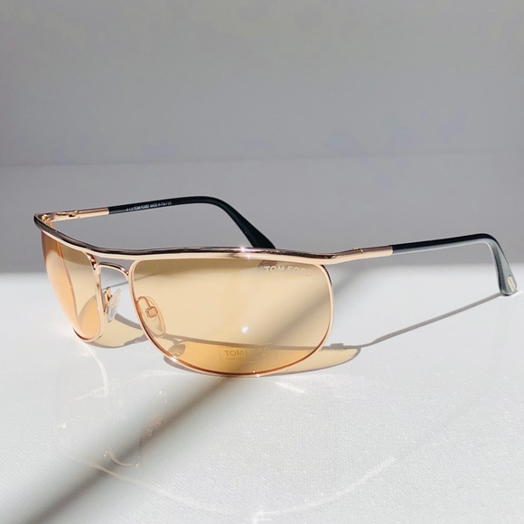 New TOM FORD Ryder Rose Gold Orange Sunglasses - Picture 7 of 16